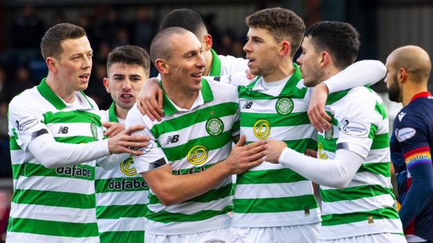 Premiership leaders Celtic ease aside County to earn 10th win in row