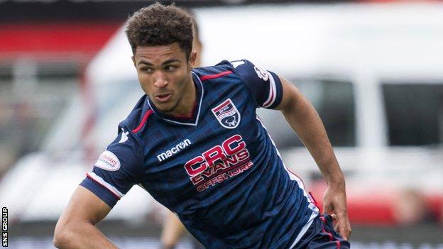 Max Melbourne was on loan at Ross County last season