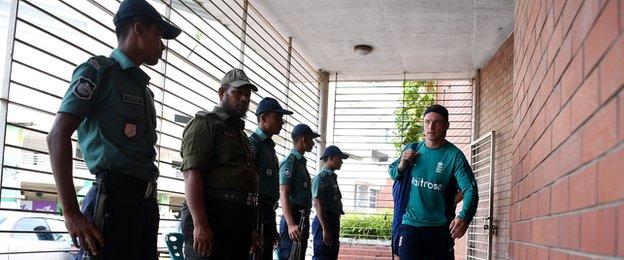 The England players will be given extra security everywhere within Bangladesh