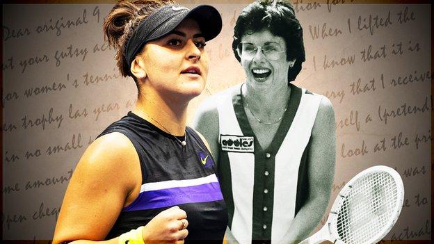 Bianca Andreescu and Billie Jean King