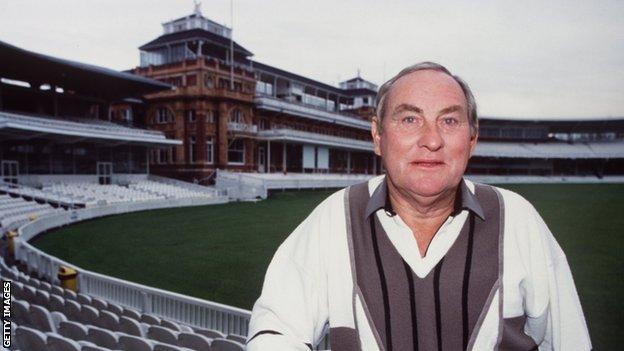 Ray Illingworth at Lord's in 1994