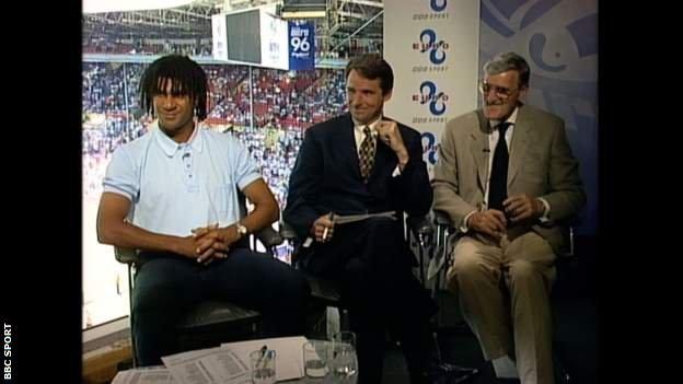 The BBC pundits for the England Scotland game