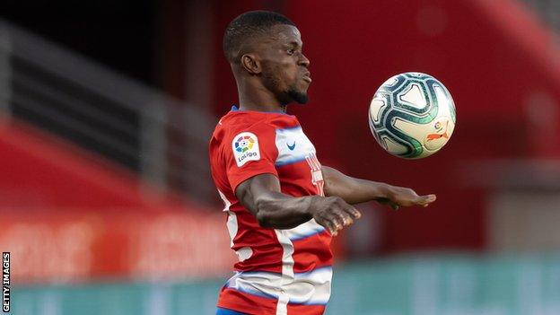 Nigeria's Ramon Azeez in action for Granada