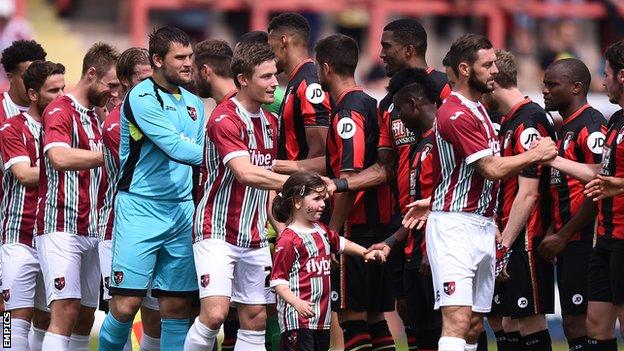 Exeter City have already played Premier League side AFC Bournemouth in pre-season