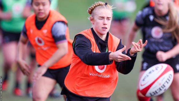 Catherine Richards in Wales training