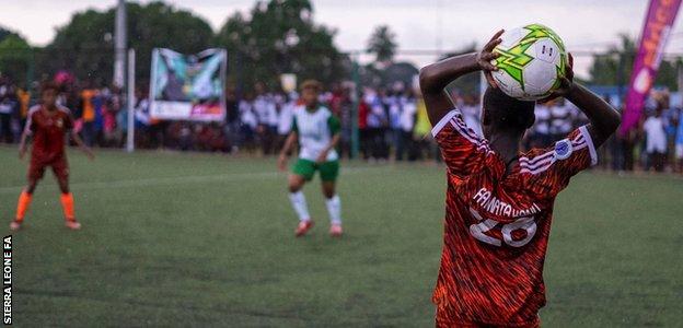 Sierra Leone Women's Premier League action