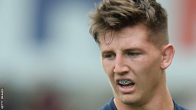 Ben Curry has made 15 appearances for Sale Sharks so far this season