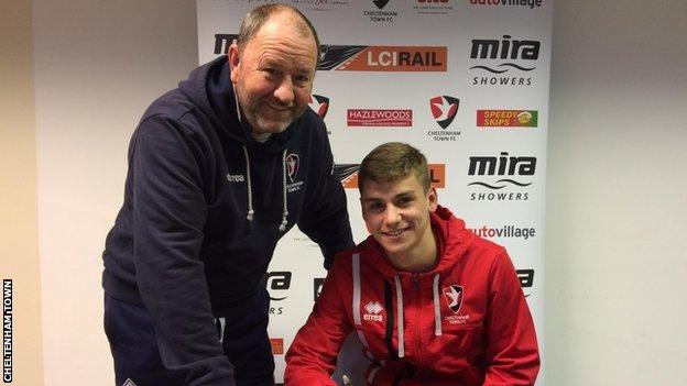 Cheltenham: Striker George Lloyd signs professional contract - BBC Sport