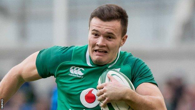 Six Nations 2018: Ireland winger Jacob Stockdale voted Player of the ...