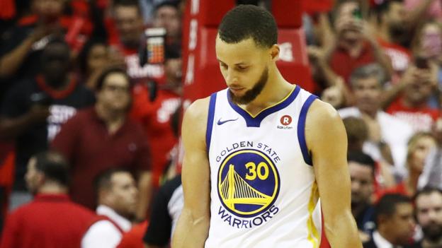 Golden State Warriors on brink of NBA elimination with loss to Houston Rockets -...