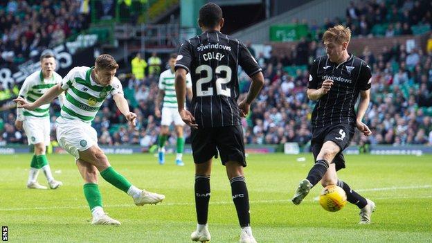 James Forrest scores for Celtic