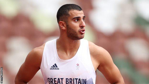 British sprinter Adam Gemili