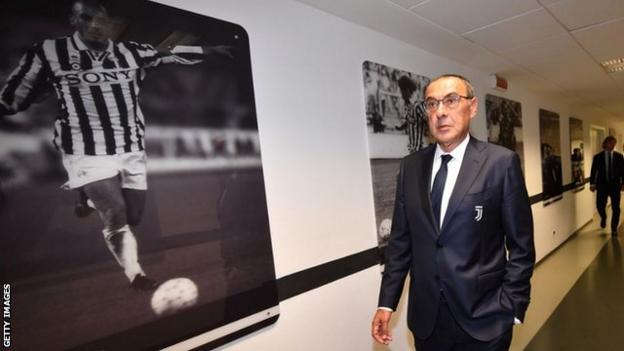 Sarri signed a three-year deal with Juventus in June after leaving Chelsea