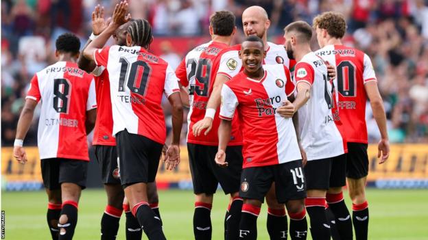 Dutch champions Feyenoord are unbeaten in five league games this term
