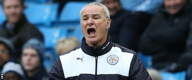 Leicester manager Claudio Ranieri