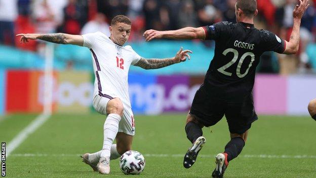 Euro 2020 Final Kieran Trippier Returns For England Against Italy Bbc Sport