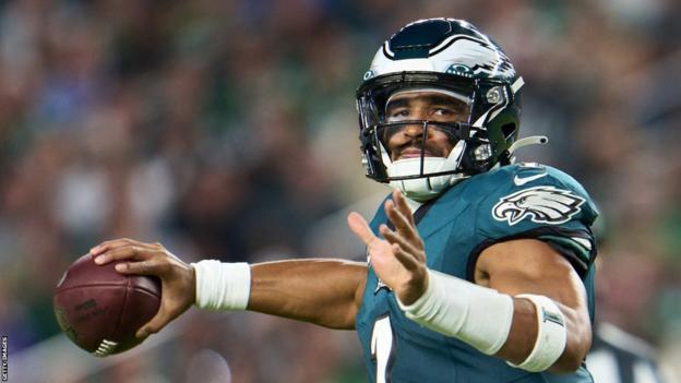 Jalen Hurts of the Philadelphia Eagles