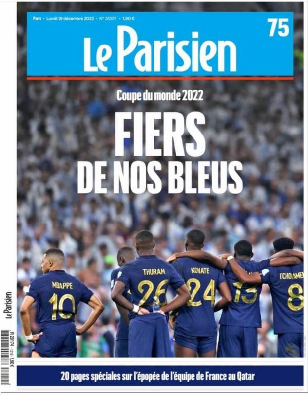 Le Parisien front page