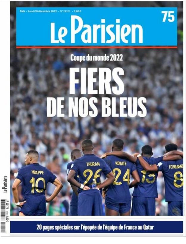 Portada de Le Parisien