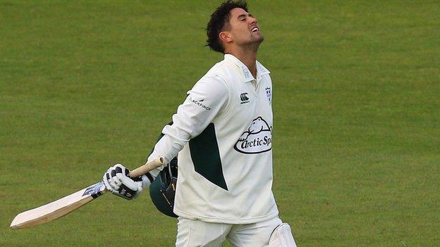 Brett D'Oliveira makes history with double ton for Worcestershire CCC -  Birmingham Live