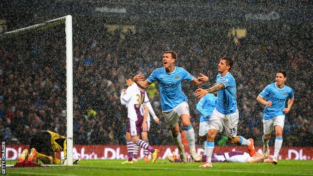 Manchester City celebrate