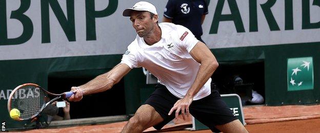 Ivo Karlovic covered 136m more than Murray in the match - the Scot's previous two opponents only running around 30m more - as he struggled to compete