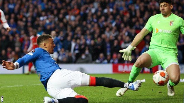 James Tavernier slides Rangers ahead inside 70 seconds at Ibrox