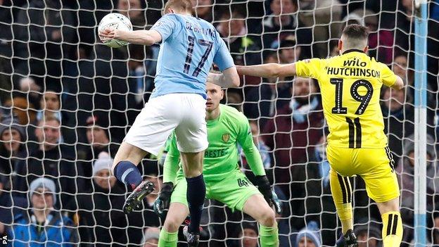 Manchester City 9 0 Burton Albion Gabriel Jesus scores four in