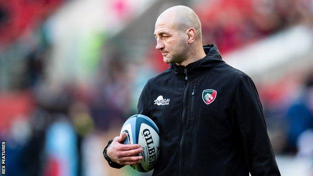 Leicester head coach Steve Borthwick