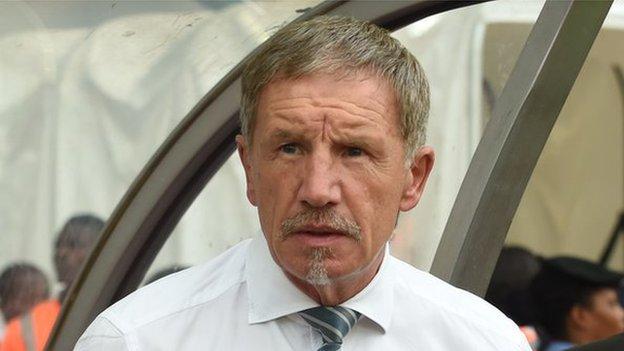 Africa Cup of Nations: SA coach Baxter defends team after record win - BBC Sport