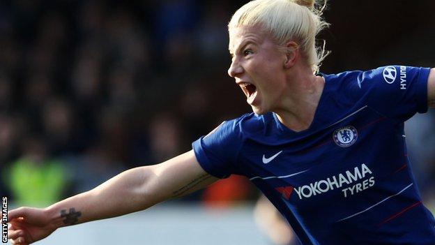 Chelsea goalscorer Bethany England