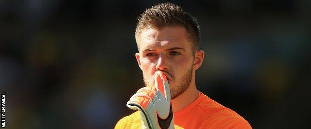 Stoke City keeper Jack Butland