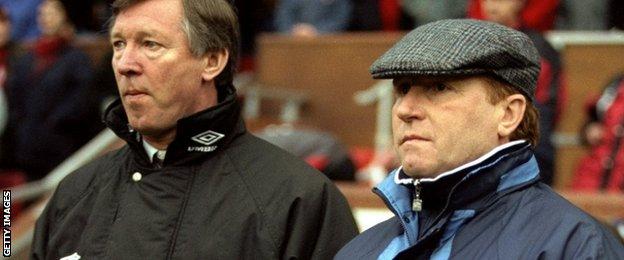 Sir Alex Ferguson and Alan Ball