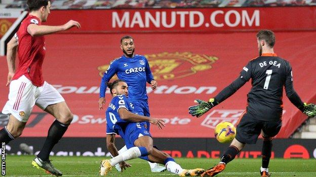 Manchester United 3 3 Everton Dominic Calvert Lewin Scores Late Goal To Deny Hosts Bbc Sport