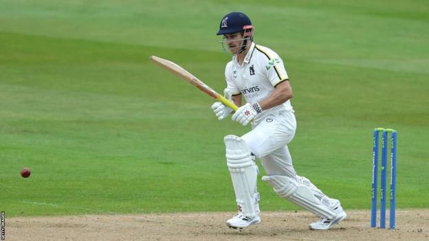 Sam Hain passed 50 for the 47th time for Warwickshire