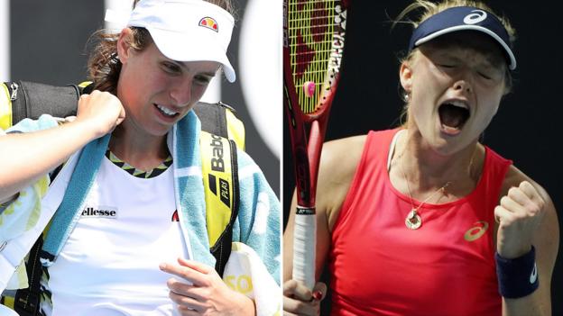 Konta & Edmund out but Dart wins final-set tie-break to advance in Australian Open