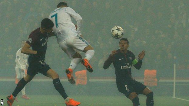 Paris StGermain 12 Real Madrid (25 on aggregate)  BBC Sport