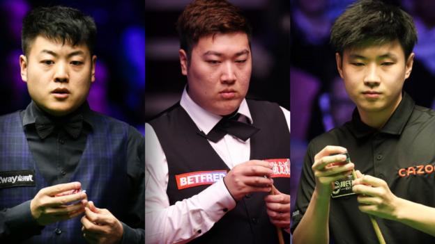 Liang Wenbo, Yan Bingtao and Zhao Xintong