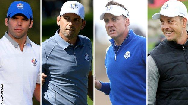 Ryder Cup 2018: Ian Poulter, Sergio Garcia, Paul Casey & Henrik Stenson ...