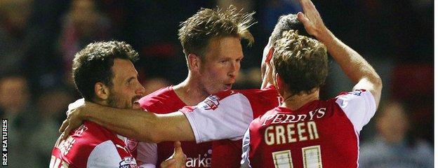 Danny Collins equalises for Rotherham