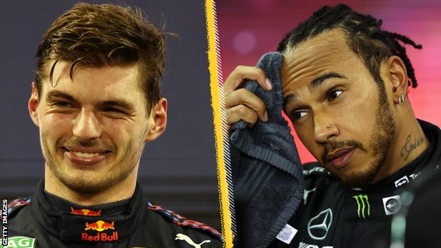 Max Verstappen & Lewis Hamilton