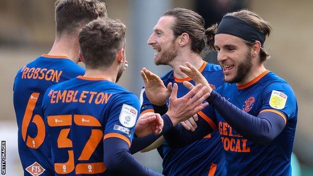 Blackpool celebrate