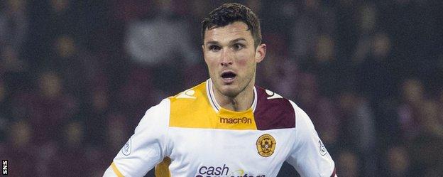John Sutton in Motherwell colours