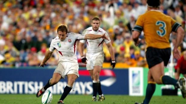 Jonny Wilkinson's winning drop goal in the 2003 Rugby (union) World Cup final