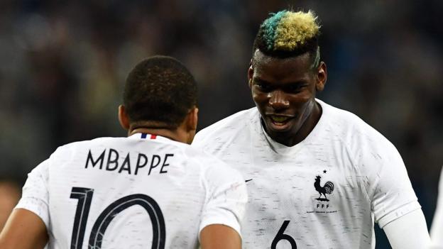 Alleged racist chanting during Russia v France to be investigated by Fifa - BBC Sport