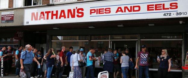 Nathan's Pies and Eels shop