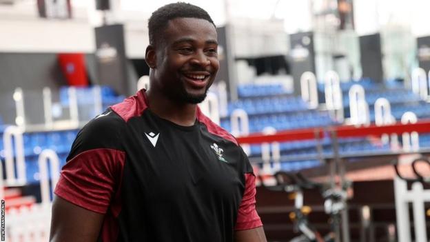 Christ Tshiunza has played eight internationals for Wales