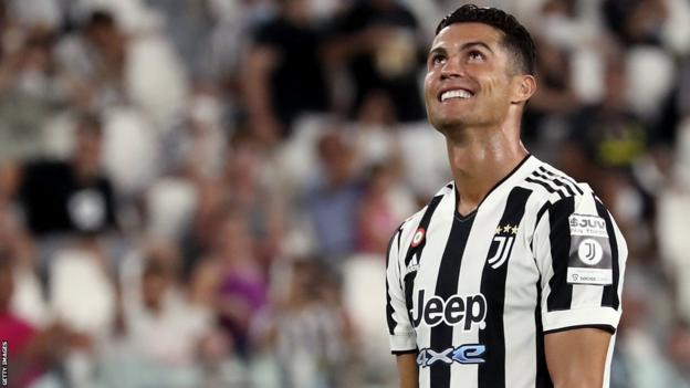 Cristiano Ronaldo when he played for Juventus