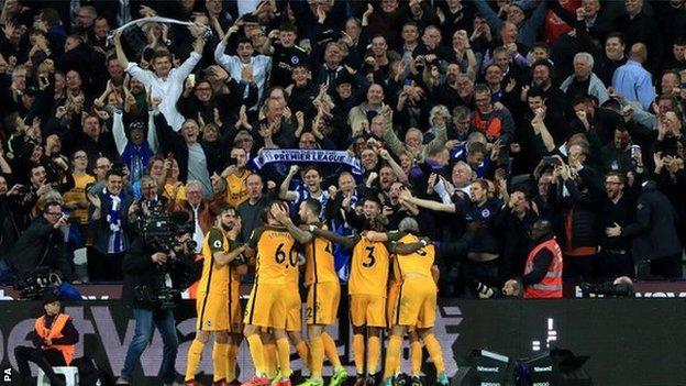 Brighton celebrate