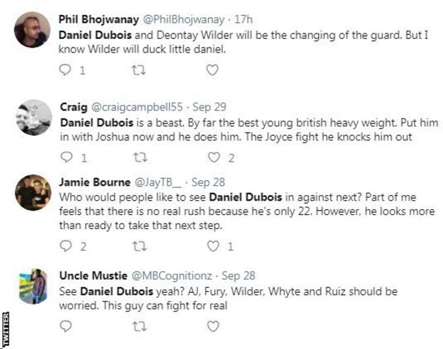 Social media reaction Daniel Dubios being the real deal
